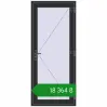 Ціноутворення Внутрішні двері 900x2100 мм REHAU Z74/60 ANTHRACITE_GREY_GLATT з двох сторін. Ціна: ₴18,363.69