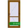 Ціноутворення Внутрішні двері 920x2050 мм REHAU Т94/60 GOLDEN OAK з двох сторін. Ціна: ₴20,130.49