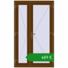 Ціноутворення Внутрішні двері 1200x2010 мм REHAU Z74/60 WALNUT з двох сторін. Ціна: €689.06