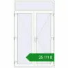 Ціноутворення Внутрішні двері 1500x2470 мм REHAU Z74/60 Білий (RAL 9016) з двох сторін. Ціна: ₴25,111.34