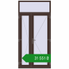 Ціноутворення Внутрішні двері 1200x2500 мм Altest RAL 8017 Chocolate brown з двох сторін. Ціна: ₴31,551.39