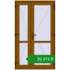 Ціноутворення Внутрішні двері 1200x2050 мм REHAU Т94/60 GOLDEN OAK з двох сторін. Ціна: ₴30,374.45