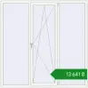Ціноутворення Tilt-and-Turn 2000x2000 mm REHAU Euro 60 RAL 9016 Traffic white two-sided. Ціна: ₴13,641.04