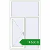 Ціноутворення Вікна 1113x1800 мм REHAU SYNEGO MD Білий (RAL 9016) з двох сторін. Ціна: ₴14,559.78