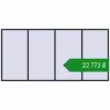 Ціноутворення Вікна 3700x1800 мм REHAU Euro 60 ANTHRACITE_GREY_STRUKTURAL з двох сторін. Ціна: ₴22,772.50