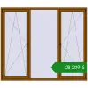 Ціноутворення Вікна 2204x1860 мм REHAU Euro 60 GOLDEN OAK з двох сторін. Ціна: ₴28,228.79