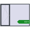 Ціноутворення Вікна 2630x2005 мм REHAU SYNEGO MD. Ціна: €831.50