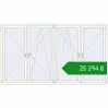 Ціноутворення Вікна 3000x1700 мм REHAU Euro 60 Білий (RAL 9016) з двох сторін. Ціна: ₴25,294.40