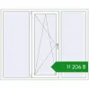Ціноутворення Вікна 1760x1430 мм REHAU Euro 70 Білий (RAL 9016) з двох сторін. Ціна: ₴11,205.76