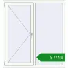 Ціноутворення Вікна 1300x1400 мм REHAU Euro 70 Білий (RAL 9016) з двох сторін. Ціна: ₴8,774.35