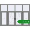 Ціноутворення Вікна 2000x1500 мм Altest Pony 375 RAL 9007 Grey aluminium з двох сторін. Ціна: ₴33,512.23