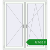 Ціноутворення Вікна 1380x1540 мм REHAU Euro 70 Білий (RAL 9016) з двох сторін. Ціна: ₴12,562.04