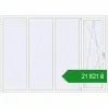 Ціноутворення Вікна 2500x1800 мм REHAU Euro 70 Білий (RAL 9016) з двох сторін. Ціна: ₴21,820.57