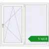 Ціноутворення Вікна 1450x1300 мм REHAU Euro 60 Білий (RAL 9016) з двох сторін. Ціна: ₴9,164.82