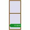 Ціноутворення Вікна 1100x2700 мм REHAU Euro 70 GOLDEN OAK з двох сторін. Ціна: ₴15,282.90