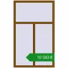 Ціноутворення Вікна 1100x1800 мм REHAU Euro 60 GOLDEN OAK з двох сторін. Ціна: ₴10,582.74
