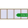 Ціноутворення Вікна 4000x1500 мм REHAU Euro 70 GOLDEN OAK з двох сторін. Ціна: ₴29,861.00