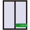 Ціноутворення Вікна 1000x1200 мм REHAU SYNEGO MD BLACK_BROWN з двох сторін. Ціна: ₴9,654.45