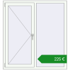 Ціноутворення Вікна 1280x1380 мм REHAU Euro 60. Ціна: €225.10