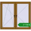 Ціноутворення Вікна 1530x1390 мм REHAU SYNEGO MD LIGHT_OAK з двох сторін. Ціна: ₴21,707.74
