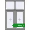 Ціноутворення Вікна 1000x1500 мм Altest Pony 375 RAL 9007 Grey aluminium з двох сторін. Ціна: ₴13,605.17