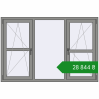Ціноутворення Вікна 1800x1200 мм Altest Pony 375 RAL 9007 Grey aluminium з двох сторін. Ціна: ₴28,843.67