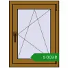 Ціноутворення Вікна 600x800 мм REHAU Euro 60 LIGHT_OAK з двох сторін. Ціна: ₴5,003.35