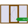 Ціноутворення Вікна 1900x1300 мм REHAU Euro 70. Ціна: €455.78