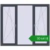 Ціноутворення Вікна 2000x1700 мм REHAU Euro 70 ANTHRACITE_GREY_STRUKTURAL з двох сторін. Ціна: ₴30,641.25