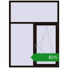 Ціноутворення Вікна 1500x2000 мм REHAU SYNEGO MD BLACK_BROWN з двох сторін. Ціна: $515.06