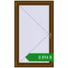 Ціноутворення Вікна 850x1440 мм REHAU Euro 60 WALNUT з двох сторін. Ціна: ₴8,893.71