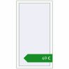Ціноутворення Вікна 760x1430 мм REHAU Euro 60. Ціна: €68.90