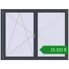 Ціноутворення Вікна 2000x1500 мм REHAU Euro 70 ANTHRACITE_GREY_STRUKTURAL з двох сторін. Ціна: ₴25,320.22