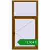 Ціноутворення Вікна 900x1700 мм REHAU Euro 60 GOLDEN OAK з двох сторін. Ціна: ₴12,063.87