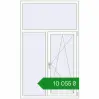 Ціноутворення Tilt-and-Turn 1180x1950 mm REHAU Euro 70 RAL 9016 Traffic white two-sided. Ціна: ₴10,054.52