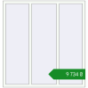 Ціноутворення Вікна 1480x1550 мм REHAU Euro 70 Білий (RAL 9016) з двох сторін. Ціна: ₴9,734.28