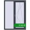 Ціноутворення Вікна 1120x1500 мм REHAU Euro 70 ANTHRACITE_GREY_STRUKTURAL з двох сторін. Ціна: ₴15,821.82