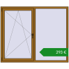 Ціноутворення Вікна 1750x1440 мм REHAU Euro 60. Ціна: €293.04