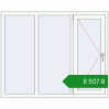 Ціноутворення Вікна 1500x1200 мм REHAU Euro 70 Білий (RAL 9016) з двох сторін. Ціна: ₴8,506.77
