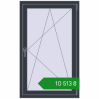 Ціноутворення Вікна 800x1300 мм REHAU Euro 70 ANTHRACITE_GREY_STRUKTURAL з двох сторін. Ціна: ₴10,512.69