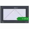Ціноутворення Вікна 960x580 мм REHAU Brillant-Design ANTHRACITE_GREY_STRUKTURAL з двох сторін. Ціна: ₴11,375.08