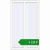 Ціноутворення Вікна 800x1400 мм REHAU Brillant-Design Білий (RAL 9016) з двох сторін. Ціна: ₴5,221.41