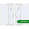 Ціноутворення Вікна 2000x1600 мм REHAU Euro 70 PEARL_WHITE_BEIGE_52L-2 ззовні. Ціна: ₴26,004.94