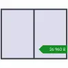 Ціноутворення Вікна 2500x1900 мм REHAU SYNEGO MD ANTHRACITE_GREY_STRUKTURAL з двох сторін. Ціна: ₴26,960.03