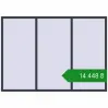 Ціноутворення Вікна 2400x1700 мм REHAU Euro 60 ANTHRACITE_GREY_STRUKTURAL з двох сторін. Ціна: ₴14,448.22