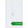 Ціноутворення Вікна 1300x2100 мм REHAU Euro 60 Білий (RAL 9016) з двох сторін. Ціна: ₴10,437.73