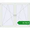 Ціноутворення Вікна 1800x1500 мм REHAU Euro 70 GOLDEN OAK ззовні. Ціна: ₴18,296.20