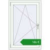 Ціноутворення Вікна 760x1160 мм REHAU Brillant-Design. Ціна: €145.85