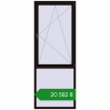 Ціноутворення Вікна 1000x2600 мм REHAU SYNEGO MD BLACK_BROWN з двох сторін. Ціна: ₴20,582.02