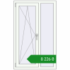 Ціноутворення Вікна 830x1350 мм REHAU Euro 70 Білий (RAL 9016) з двох сторін. Ціна: ₴8,226.12